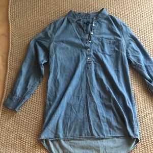 Gap chambray tunic
